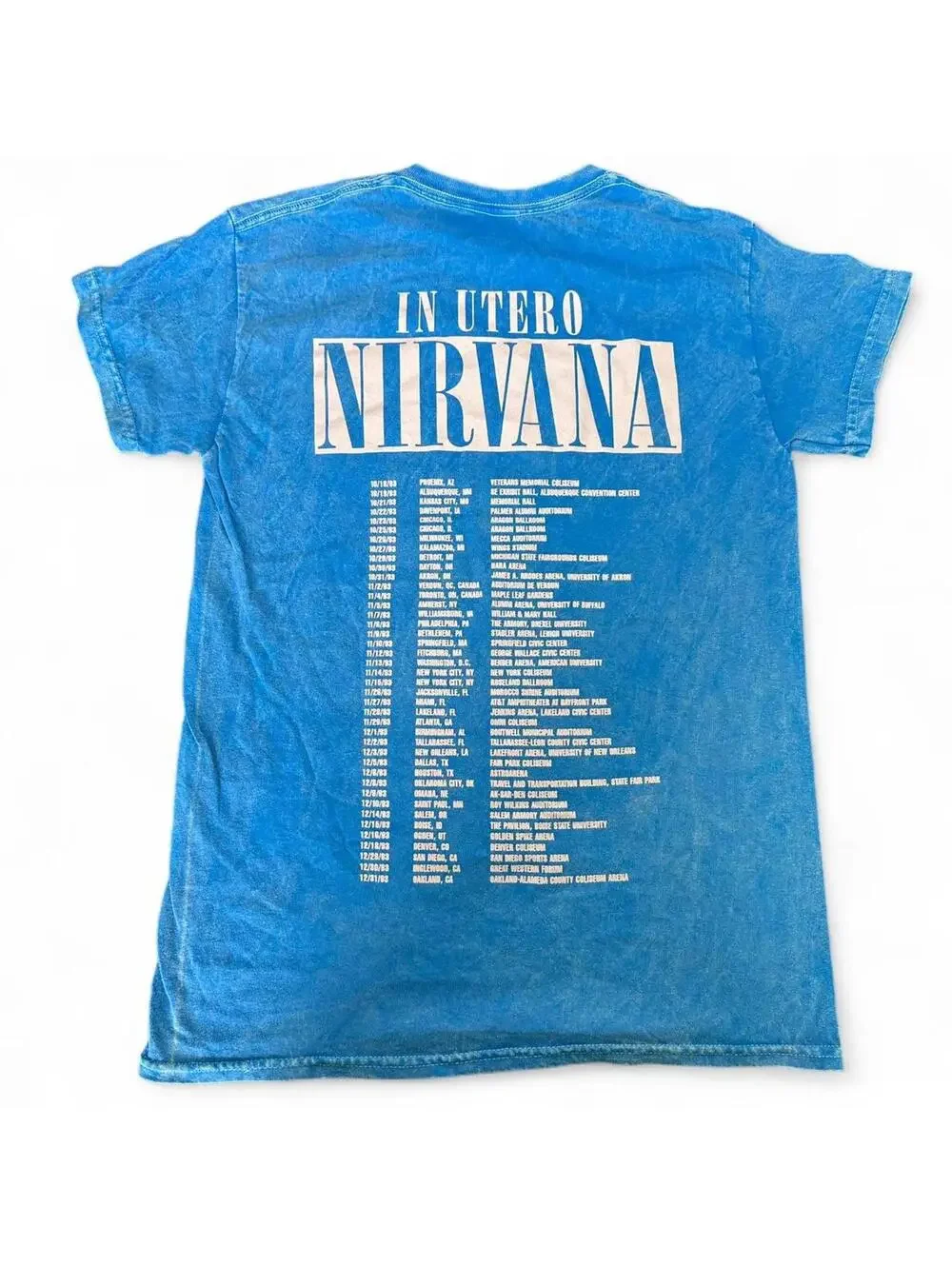 NIRVANA In Utero Live '93 T-Shirt - Small